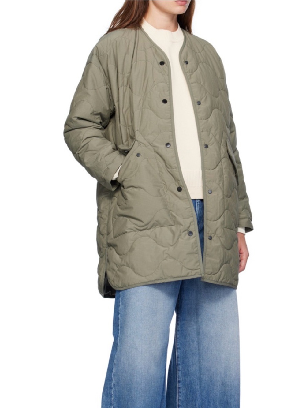Canada Goose Elgin Reversible Jacket Green XS Oversized Fit Rare Sold Out EUC